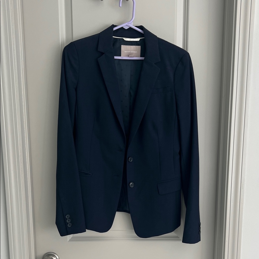 GUC TALL Navy Skirt Suit - Picture 2 of 8